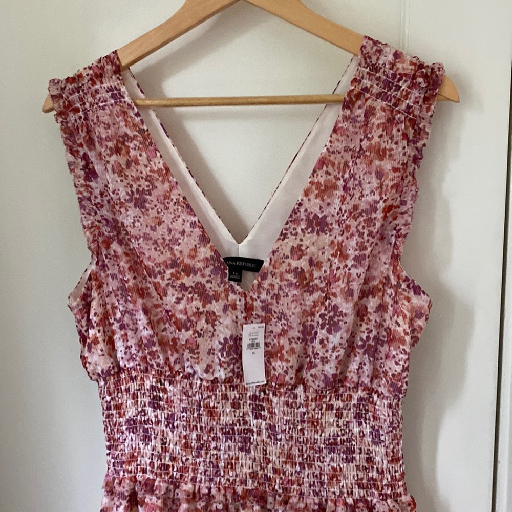 Free Denim Jacket of Choice with Purchase of Banana Republic Chiffon Maxi